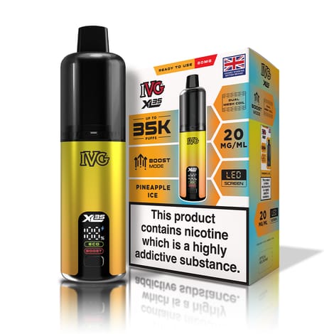 IVG XL 35K Prefilled Pod Vape Kit Box of 5 Pineapple Ice