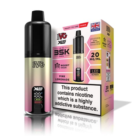 IVG XL 35K Prefilled Pod Vape Kit Box of 5 Pink Lemonade