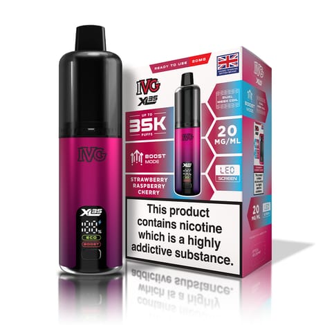 IVG XL 35K Prefilled Pod Vape Kit Box of 5 Strawberry Ice