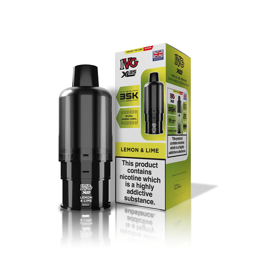 IVG XL 35K Prefilled Pods Box of 5 Lemon & Lime