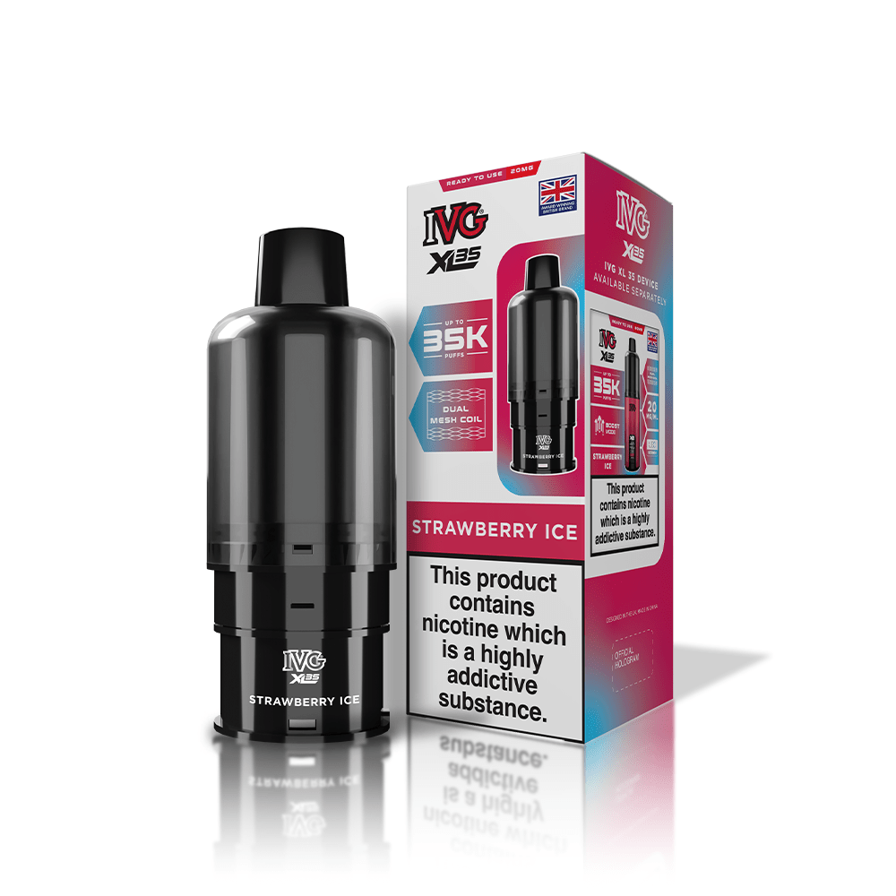 IVG XL 35K Prefilled Pods Box of 5 Strawberry Ice