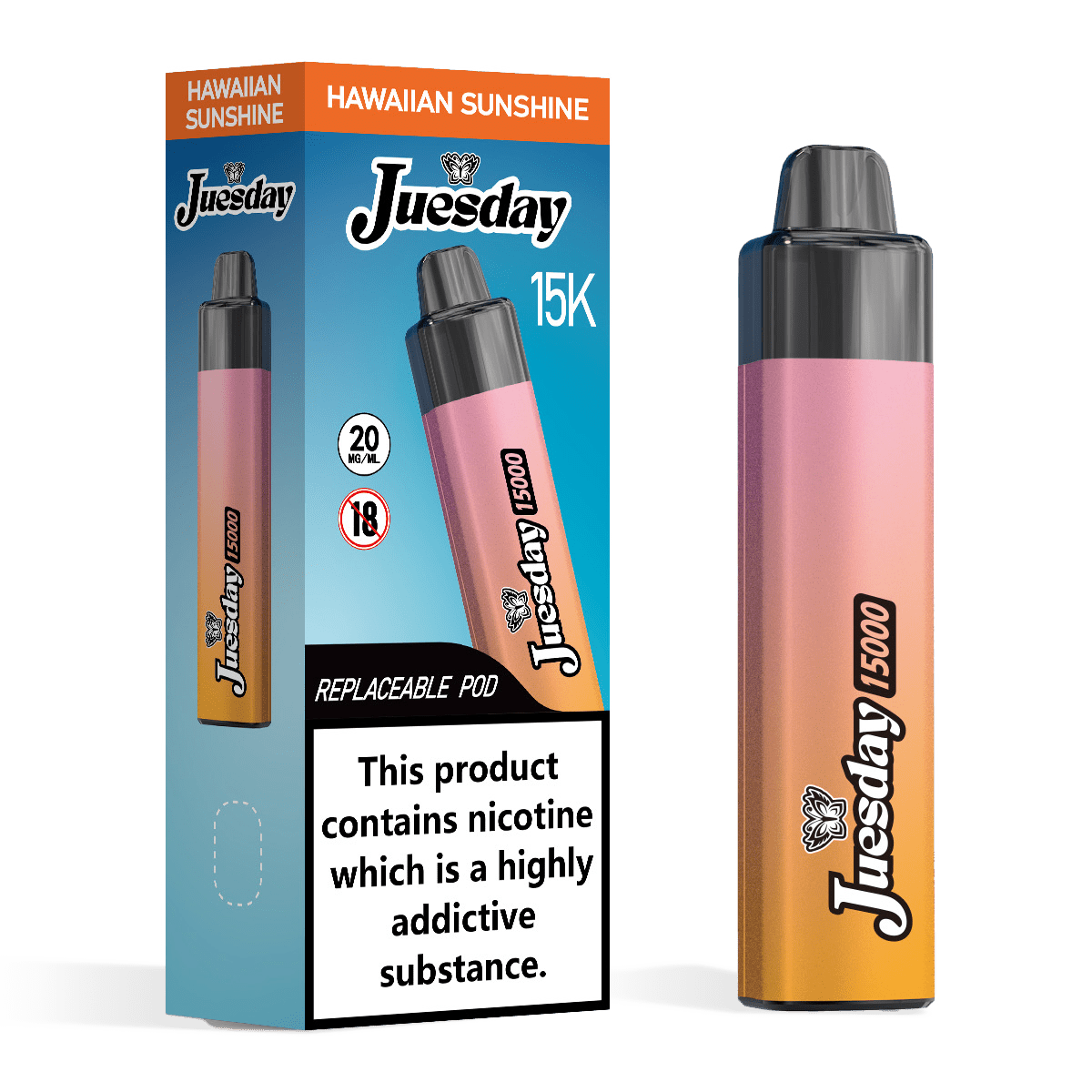 Juesday 15K Prefilled Vape Kit Hawaiian Sunshine