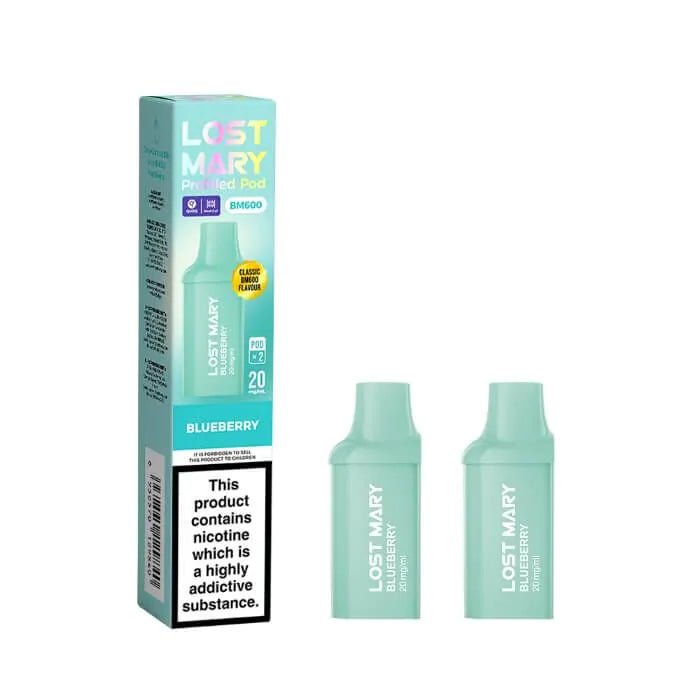 Lost Mary BM600 Replacement Pods Pack of 10 Blueberry