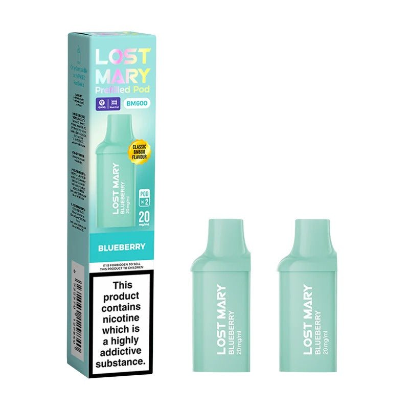 Lost Mary BM600 Replacement Pods Pack of 10 Blueberry