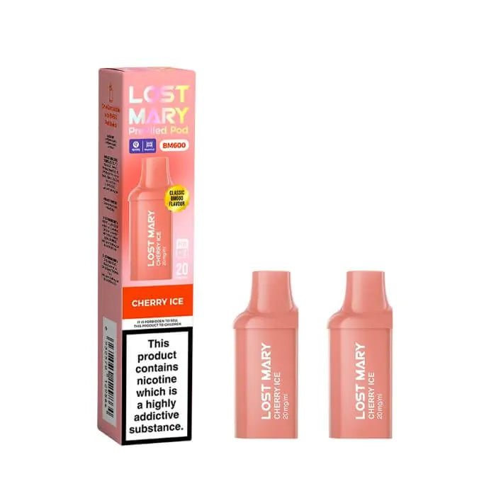 Lost Mary BM600 Replacement Pods Pack of 10 Cherry Ice