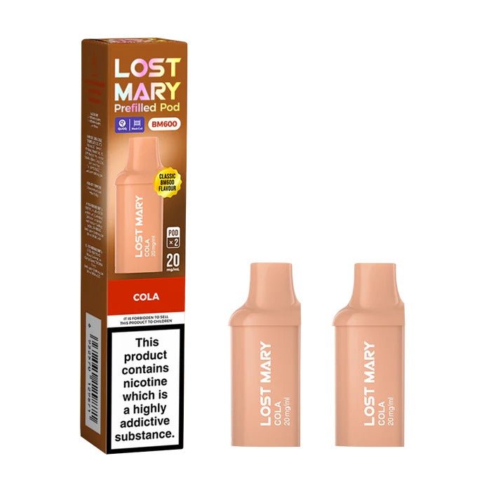 Lost Mary BM600 Replacement Pods Pack of 10 Cola