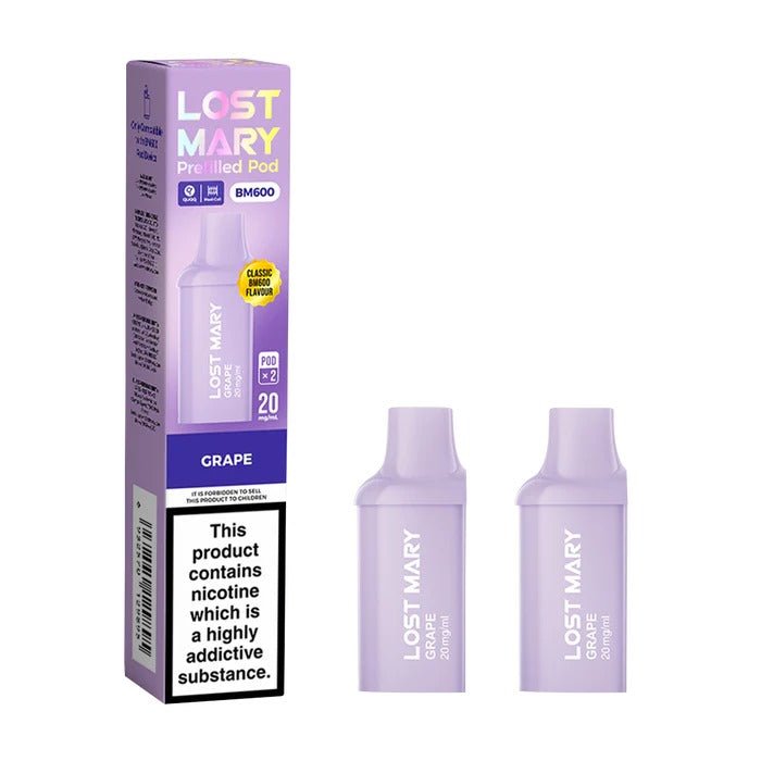 Lost Mary BM600 Replacement Pods Pack of 10 Grape