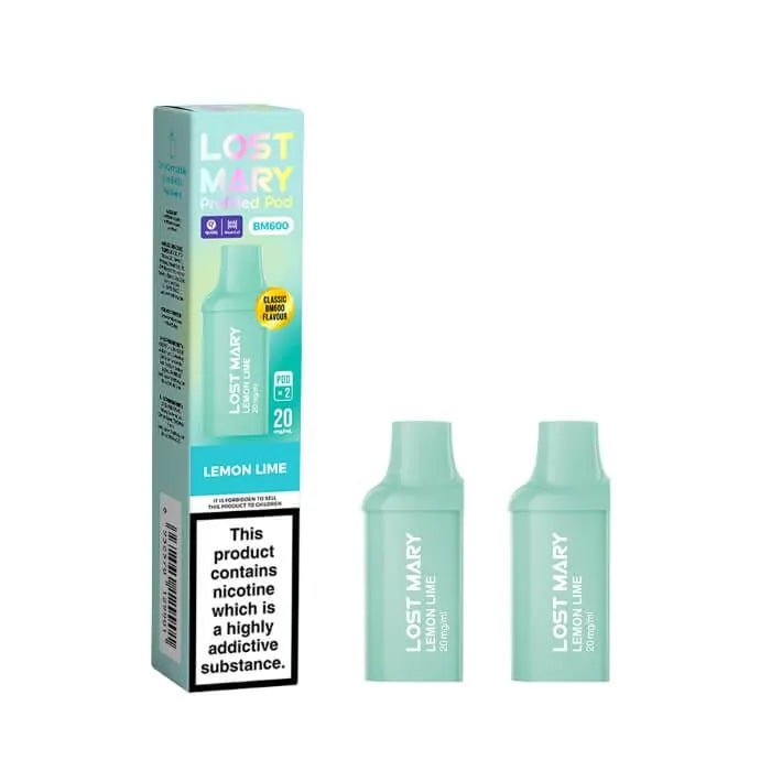 Lost Mary BM600 Replacement Pods Pack of 10 Lemon Lime