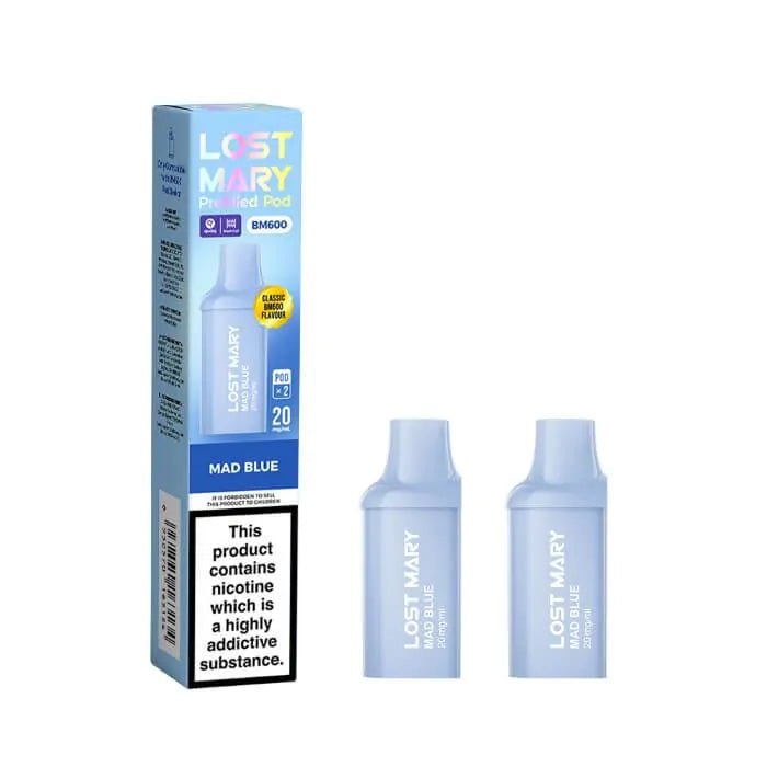 Lost Mary BM600 Replacement Pods Pack of 10 Mad Blue