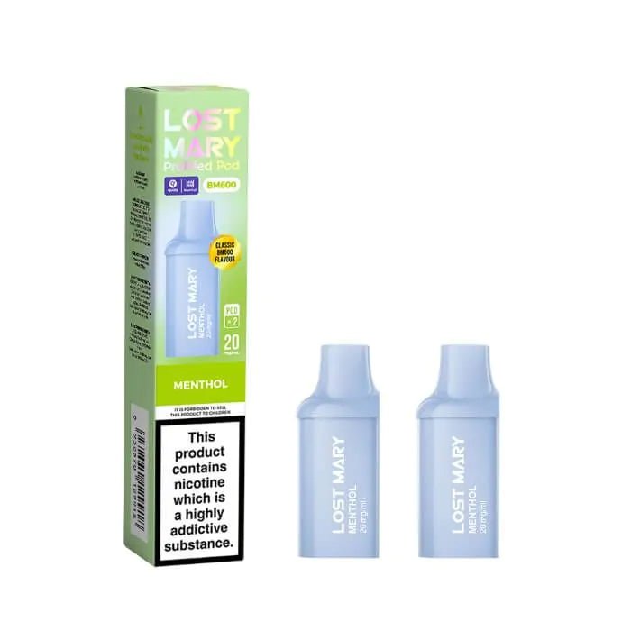 Lost Mary BM600 Replacement Pods Pack of 10 Menthol