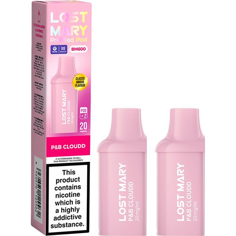 Lost Mary BM600 Replacement Pods Pack of 10 P&B Cloudd