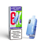 Lost Mary BM6000 Puffs Prefilled Pod Vape kit Box of 5 Blue Razz Gami