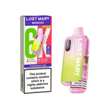 Lost Mary BM6000 Puffs Prefilled Pod Vape kit Box of 5 Strawberry Lime