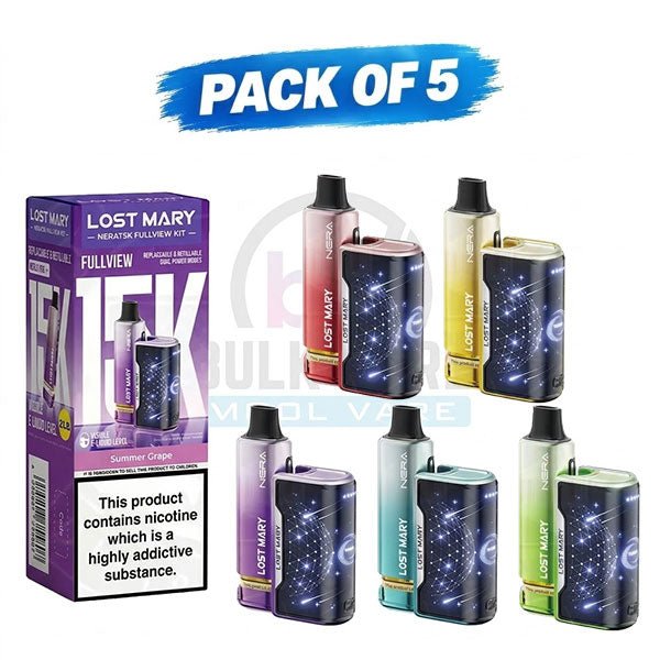 Lost Mary Nera 15K Prefilled Pod Kit - Box of 5 Blueberry Cherry Blackberry