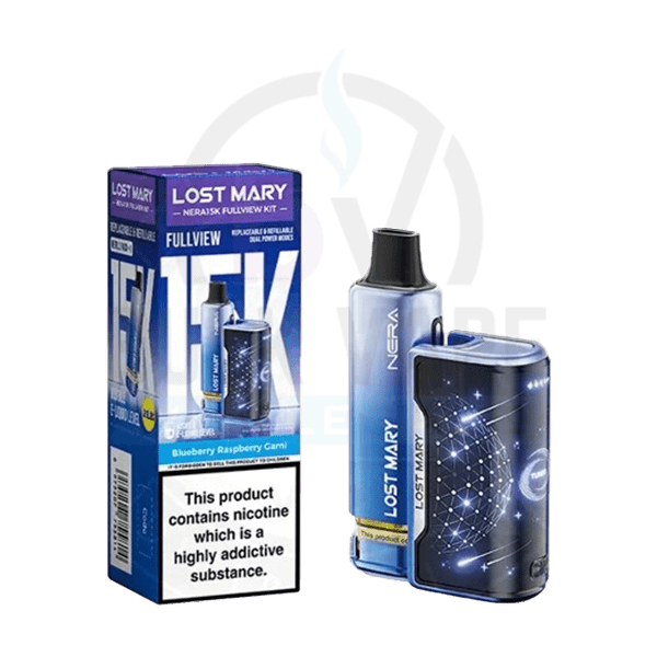 Lost Mary Nera 15K Prefilled Pod Kit - Box of 5 Blueberry Raspberry Gami