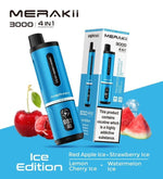Merakii 3000 Prefilled Pod Vape 4 in 1 Edition - Box of 5 Ice Edition (4 in 1)