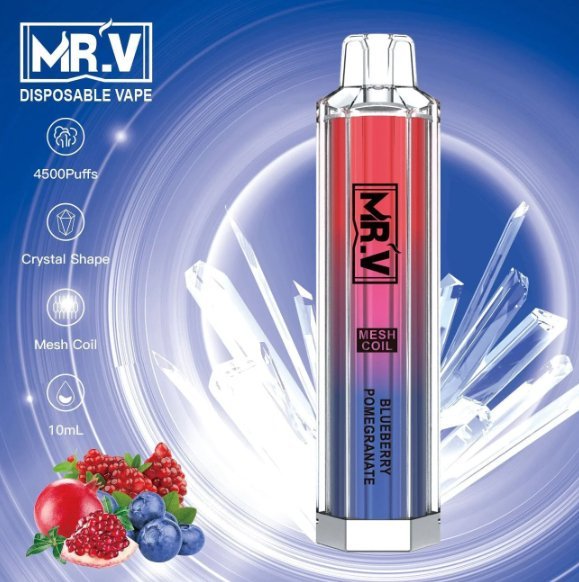 MR.V Crystal 4500 Puffs Disposable Vape Box of 10 - Bulk Vape Wholesale