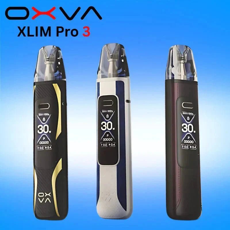 Oxva Xlim Pro 3 Pod Vape Kit Titanium Silk