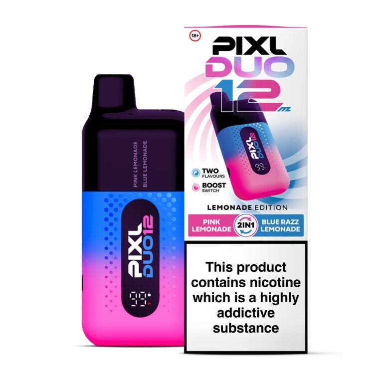 Pixl Duo 12000 Vape Kit Box of 5 Lemonade Edition