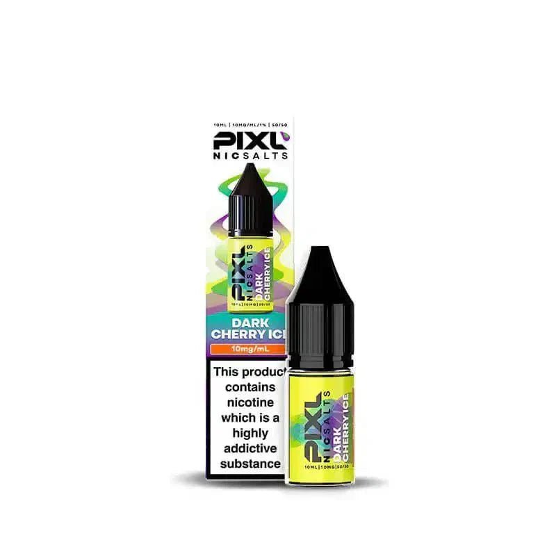 PIXL Nic Salt 10ml E - Liquids Box of 10 Dark Cherry Ice