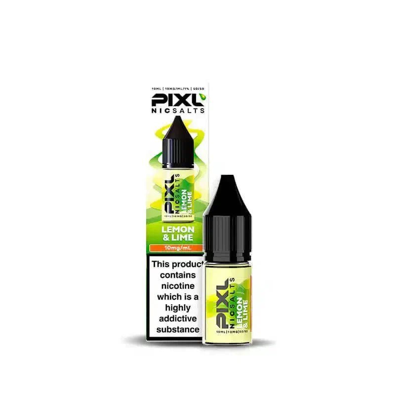 PIXL Nic Salt 10ml E - Liquids Box of 10 Lemon Lime