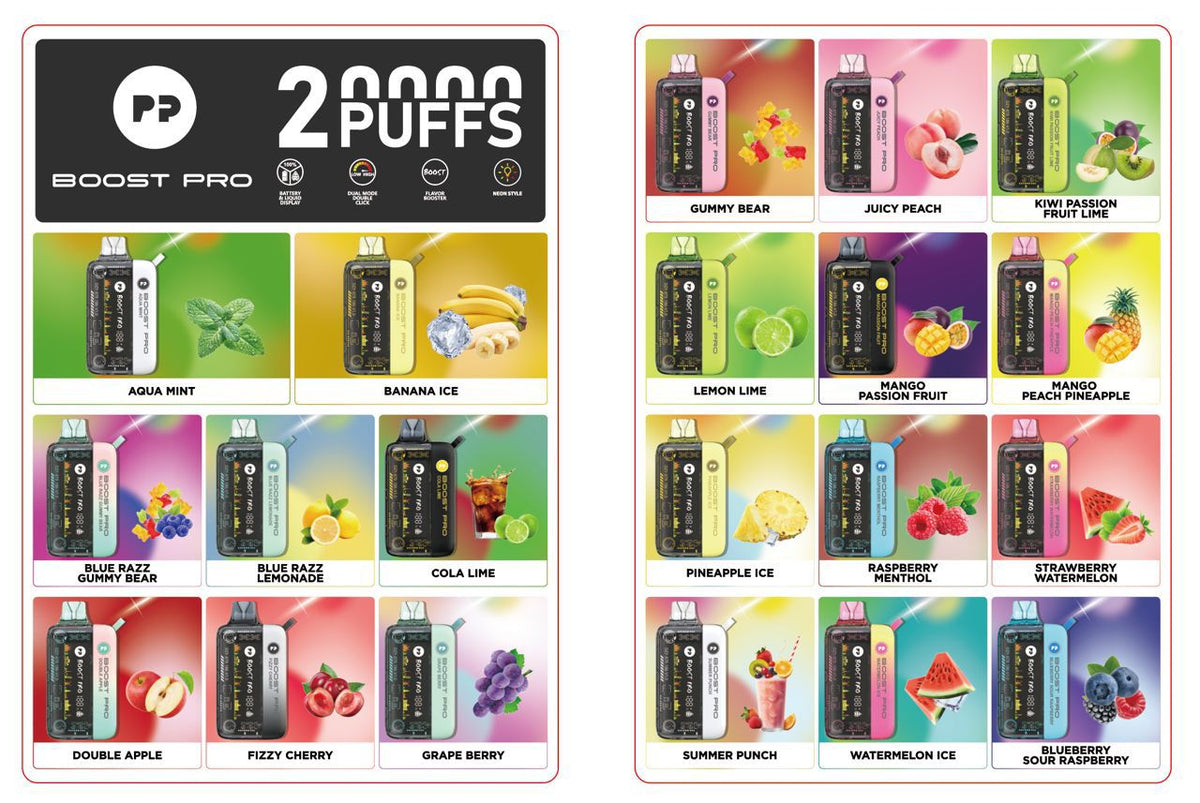 Pyne Pod Boost Pro 20000 Disposable Vape Box of 5 - Bulk Vape Wholesale