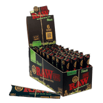 Raw Black 32 Cones Pack of 6