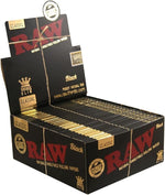 Raw Black Rolling Paper King Size 50 Booklets of 32 Sheets