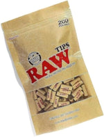 Raw Pre - Rolled Tips Pack of 200