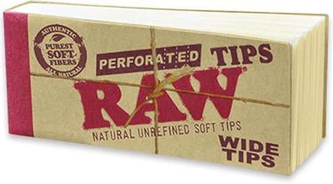 Raw Wide Tips 50 Booklets of 50 Sheets