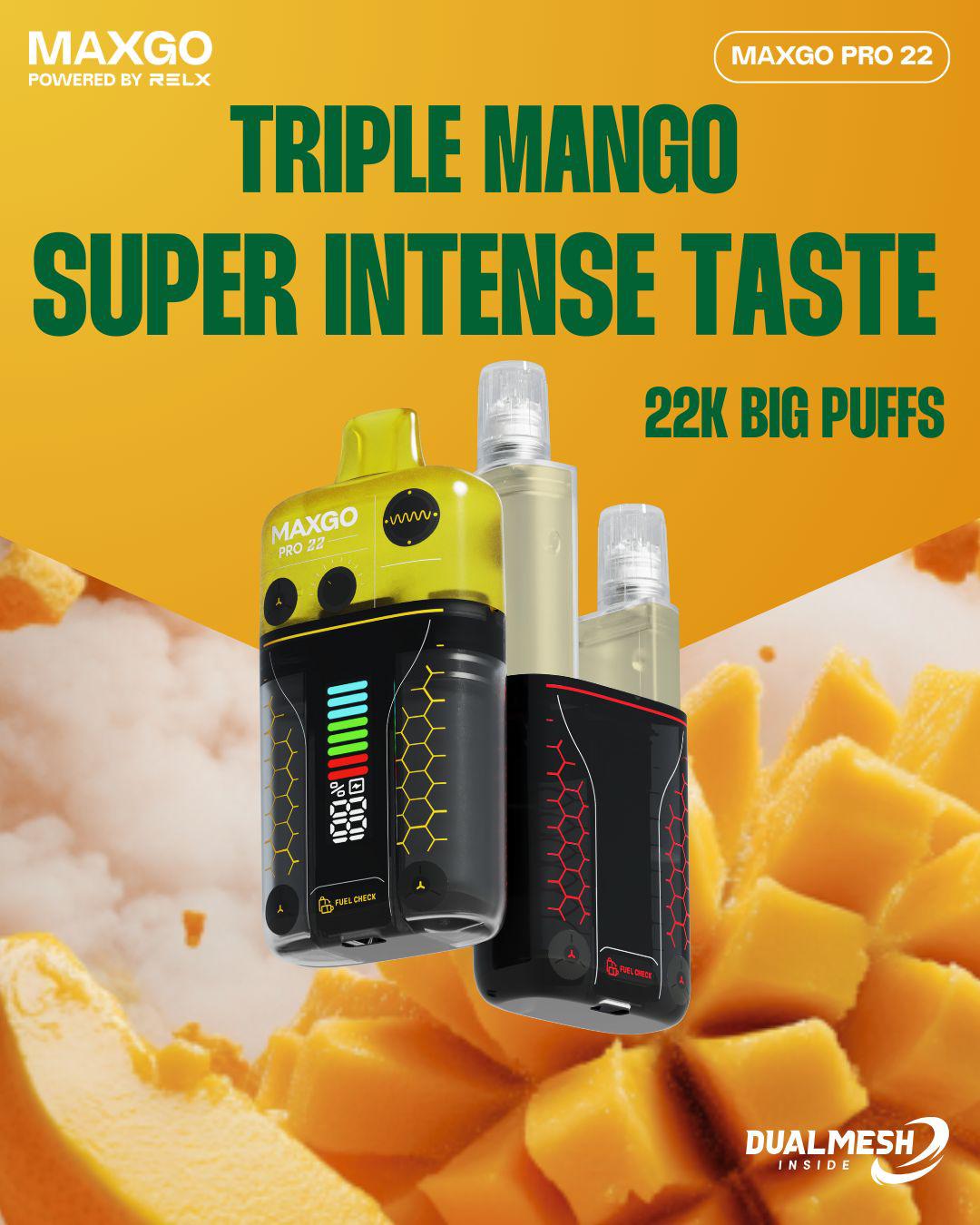 RELX Maxgo 22k Disposable Vape Box of 5 - Bulk Vape Wholesale