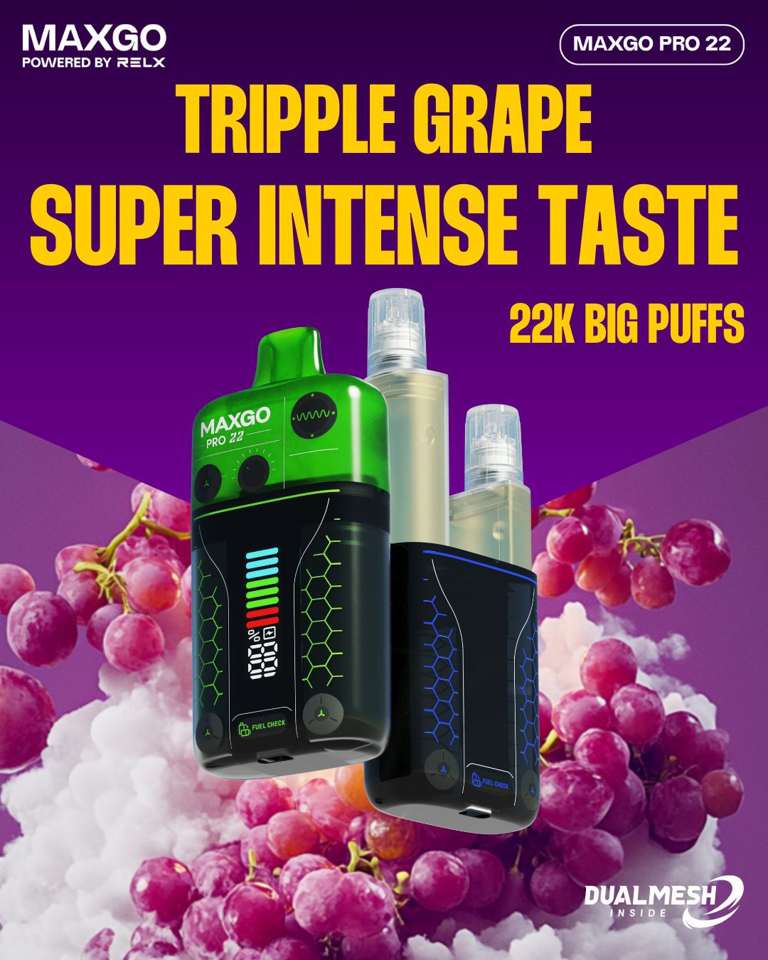 RELX Maxgo 22k Disposable Vape Box of 5 - Bulk Vape Wholesale