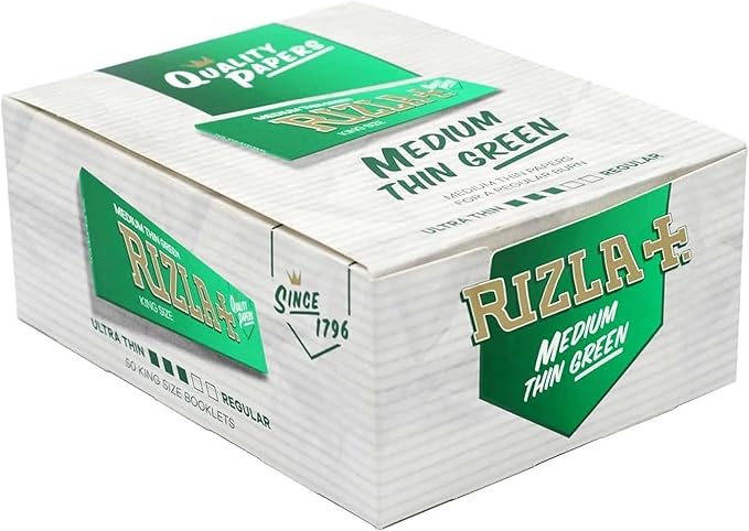 Rizla Green Rolling Paper King Size 50 Booklets