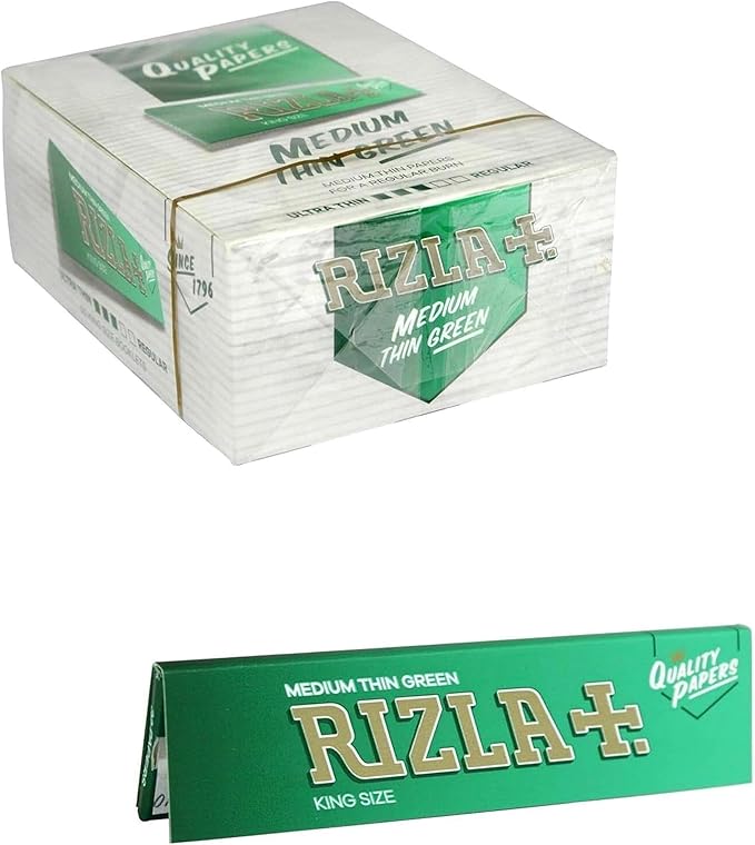 Rizla Green Rolling Paper King Size 50 Booklets