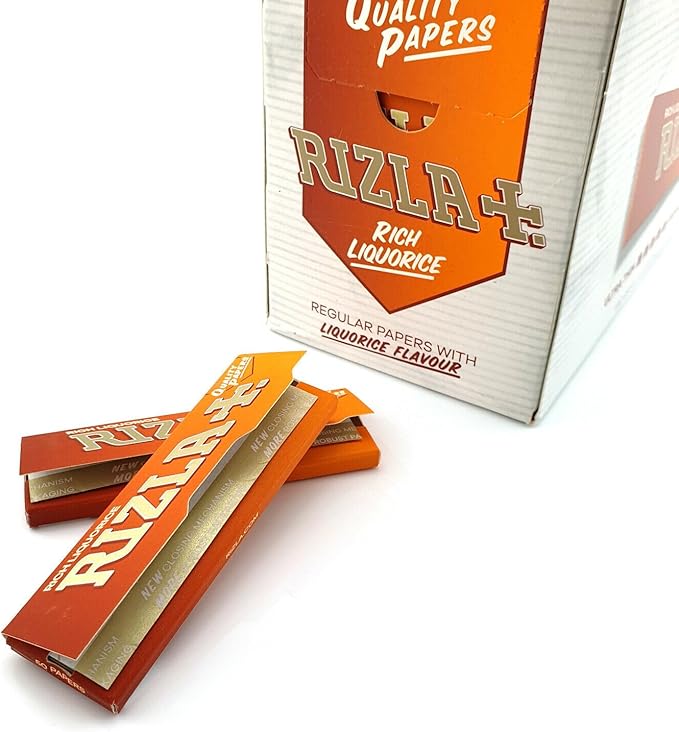 Rizla Liqourice Rolling Regular 100 Booklets