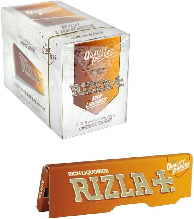 Rizla Liqourice Rolling Regular 100 Booklets