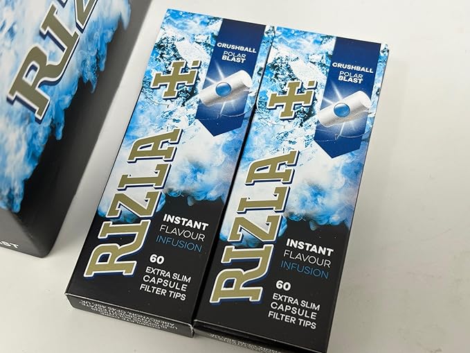 Rizla Polar Blast Crushball Filter Tips Pack of 24