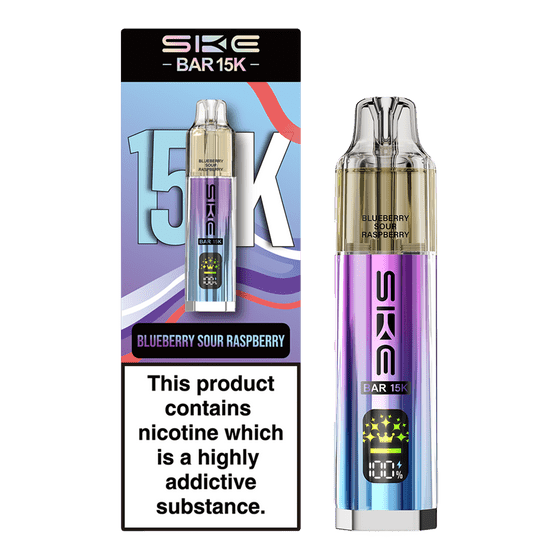 Ske Bar 15k Prefilled Pod Vape Kit - Pack of 5 Blue Sour Raspberry