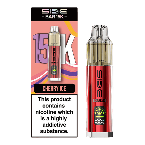 Ske Bar 15k Prefilled Pod Vape Kit - Pack of 5 Cherry Ice