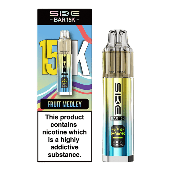 Ske Bar 15k Prefilled Pod Vape Kit - Pack of 5 Fruit Medley