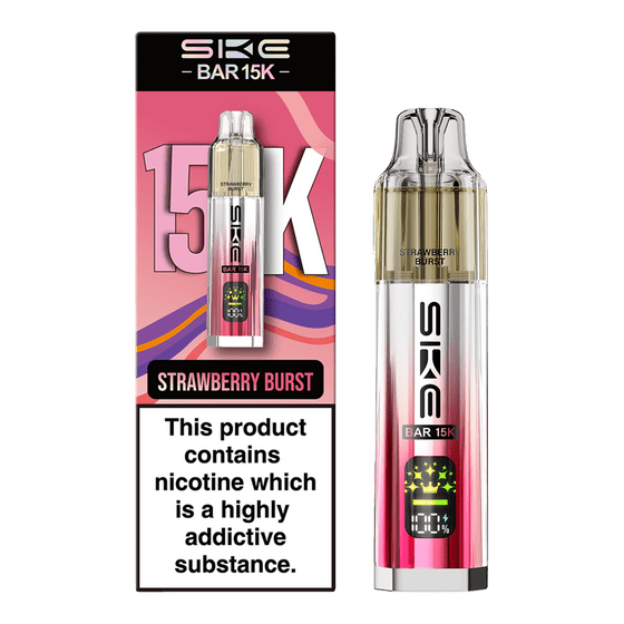 Ske Bar 15k Prefilled Pod Vape Kit - Pack of 5 Strawberry Burst