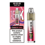 Ske Bar 15k Prefilled Pod Vape Kit - Pack of 5 Strawberry Burst