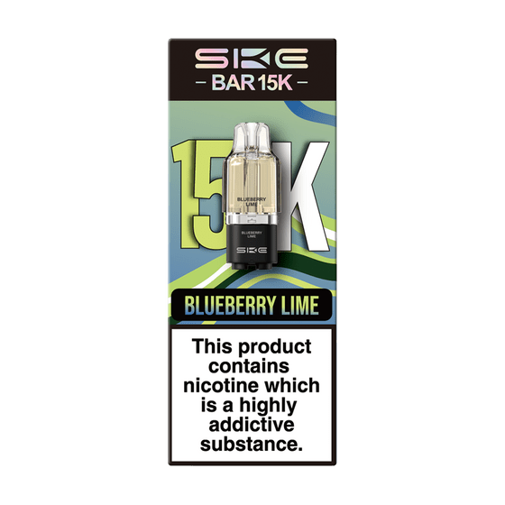 Ske Bar 15k Replacement Pods Pack of 5 Blueberry Lime