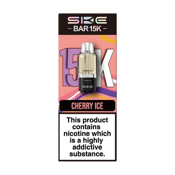 Ske Bar 15k Replacement Pods Pack of 5 Cherry Ice