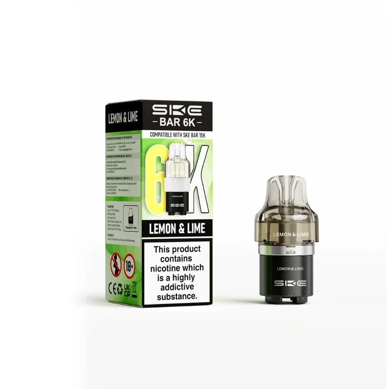 SKE Bar 6K Refill Pods - Pack of 5 Lemon & Lime