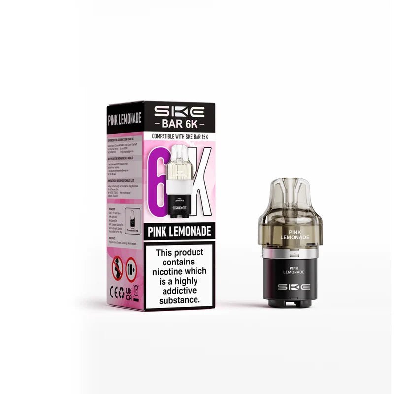 SKE Bar 6K Refill Pods - Pack of 5 Pink Lemonade