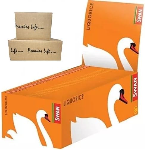 Swan Liqourice Rolling Paper Regular 50 Booklets