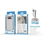 TD2139 10000mAh Power Bank, 5V2A with LED indicator, White