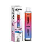 The Crystal Bling 6000 Prefilled Pod Vape - Box of 10 Fizzy Cherry ( £34.99 )