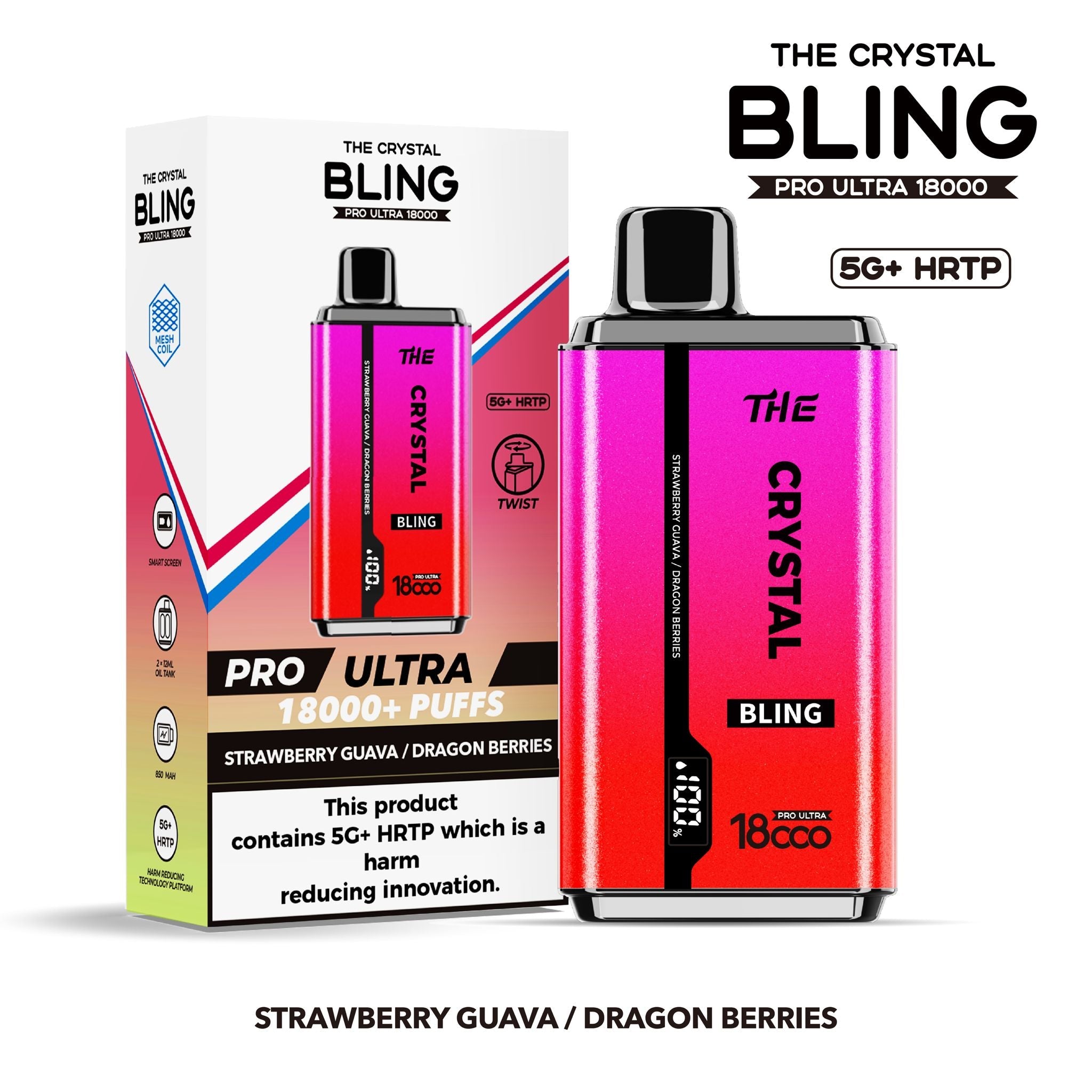 Crystal Bling Pro Ultra 18000 Prefilled Pod Kit Box of 5 | Bulk Vape Wholesale Crystal Bling Pro Ultra 18000 Prefilled Pod Kit Box of 5 | Bulk Vape Wholesale